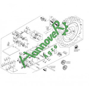 Позиція 40,1 Колесо зубчасте Z = 26 AC834768 АС834768, Kverneland , Квернеланд